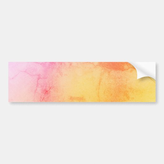 Elegante Sunset Gradient Bumpersticker (Voorkant)