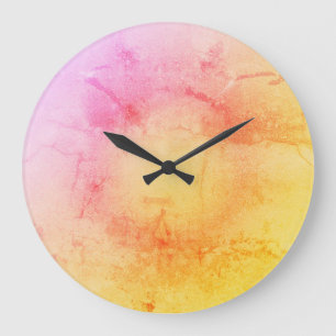 Elegante Sunset Gradient wandklok