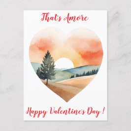 Elegante Sunset Valentijn Toscane Italië Briefkaart