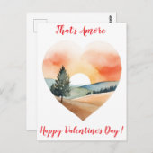 Elegante Sunset Valentijn Toscane Italië Briefkaart (Voorkant / Achterkant)