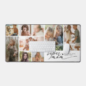 Elegante Super Moeder 9 Foto Collage Bureaumat (Keyboard & Muis)