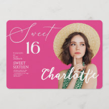 Elegante Sweet 16 Save the Date Verjaardag
