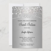 Elegante Sweet 16 Uitnodiging (Voorkant)
