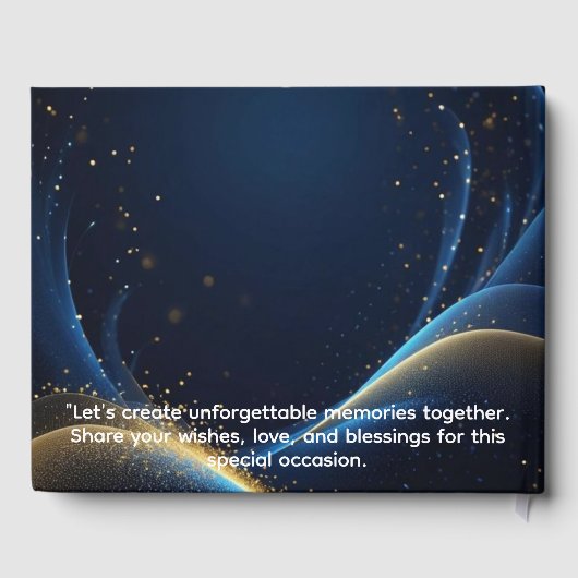 Elegante Sweet Sixteen – Persoonlijk Geboorteherin Gastenboek (Achterkant)