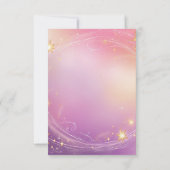 Elegante Sweet Sixteen verjaardagsuitnodiging Kaart (Achterkant)