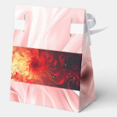 Elegante Swirl Gift Bag met boog, gunst doos Bedankdoosjes (Achterkant)