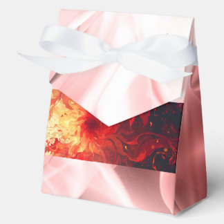 Elegante Swirl Gift Bag met boog, gunst doos Bedankdoosjes