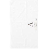 Elegante tafelbanner met bedrijfslogo tafelkleed (Voorkant)