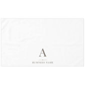 Elegante tafelbanner met bedrijfslogo tafelkleed (Voorkant (Horizontaal))