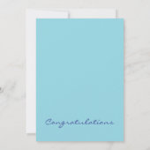 Elegante tafelnummerkaart kaart (Achterkant)