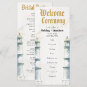 Elegante Taj Mahal typologie Waterverf bruiloft (Voorkant / Achterkant)