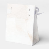 Elegante Taj Mahal Typologie Waterverf Bruiloft Bedankdoosjes (Achterkant)