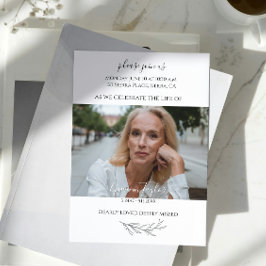 Elegante tak viering van het leven kaart