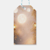 Elegante takken rustieke lantaarn dank u cadeaulabel (Achterkant)