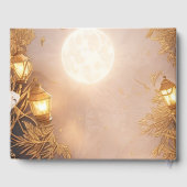 Elegante takken rustieke lantaarn gastenboek (Achterkant)