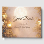 Elegante takken rustieke lantaarn gastenboek (Voorkant)