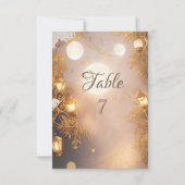 Elegante takken rustieke lantaarn kaart (Voorkant)