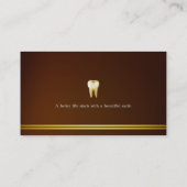 Elegante Tand Visitekaartje (Achterkant)