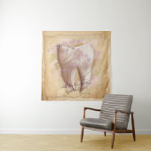 Elegante tandarts assistent cadeau wandkleed (In situ)