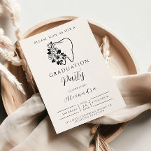 Elegante Tandarts Bloom Graduatiedesign