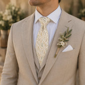 Elegante Tarweweide Bruiloft Stropdas