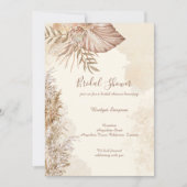 Elegante taupe Boho Neutraal minimal Vrijgezellenf Kaart (Voorkant)