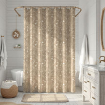 Elegante Taupe Bruine Bloemenprint
