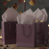 Elegante Taupe Grijs en Plum Dark Halloween Gestre Tissuepapier