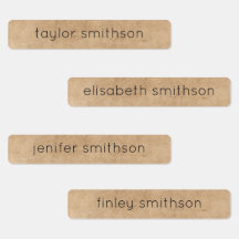 Elegante Taupe Kleding & Voeding met Naam