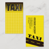 Elegante TAXI skyline voor taxichauffeur taxichauf Visitekaartje (Voorkant / Achterkant)