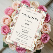 Elegante Tea Party verjaardagsuitnodiging voor mei