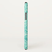 Elegante Teal Glitter Case-Mate iPhone Case (Achterkant / rechts)