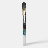 Elegante Teal Turquoise & Goud Marmer Steen Case-Mate iPhone Case (Achterkant / Links)