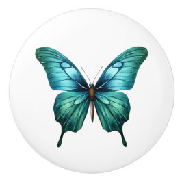 Elegante Tealvlinder Turkooisblauwe Laadknop Keramische Knop