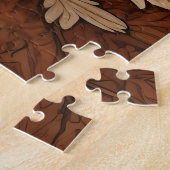Elegante teckel en goudsbloemen legpuzzel (Zijkant)