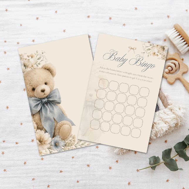 Elegante Teddybeer Baby Bingo (Creator heeft geüpload)