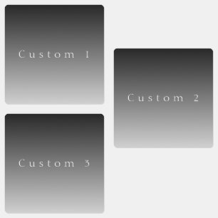 Elegante tekst op eenvoudige moderne grijze ombre  labels