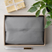 Elegante tekst op eenvoudige moderne grijze ombre  tissuepapier (Geschenk)