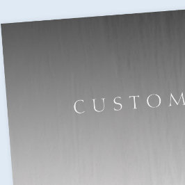 Elegante tekst op eenvoudige moderne grijze ombre  tissuepapier