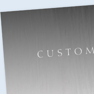 Elegante tekst op eenvoudige moderne grijze ombre  tissuepapier