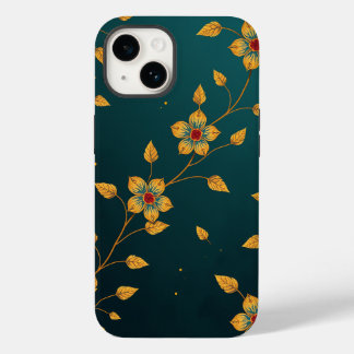 Elegante telefoonhoes met bloempatroon Case-Mate iPhone 14 hoesje