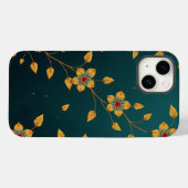 Elegante telefoonhoes met bloempatroon Case-Mate iPhone case (Achterkant (horizontaal))