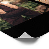 Elegante 'Ter Herinnering' Herinneringsfotocollage Poster (Hoek)