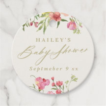 Elegante tere bloemrijke lente trouw baby shower