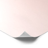 Elegante terracotta aquarel bloem handgeschilderd poster (Hoek)