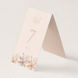 Elegante Terracotta Blush Waterverf Gepersonalisee Kaart