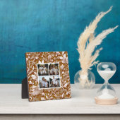 Elegante terracotta boho bloem fotoplaat (Insitu)