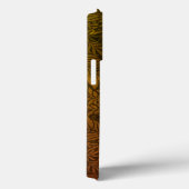 Elegante Terracotta Boho Botanisch Patroon Monogra Case-Mate iPhone Case (Achterkant / Rechts)