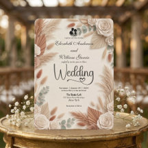 Elegante Terracotta Boho Chic Bruiloft