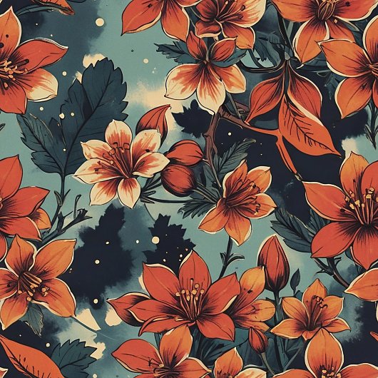 Elegante terracotta diepe pastel groene bloemen fleece deken